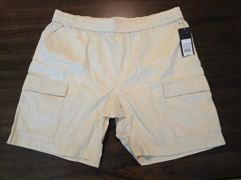 Original Use Men's Cream Utility Cargo Shorts